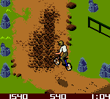 Dave Mirra Freestyle BMX (Game Boy Color) screenshot: Through mud