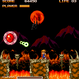 Buster (Sharp X68000) screenshot: Fifth boss