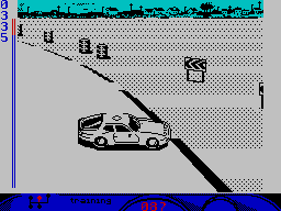 Turbo Cup (ZX Spectrum) screenshot: Spun