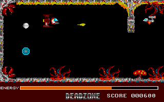 Mission Deadzone (Atari ST) screenshot: The first end of level boss