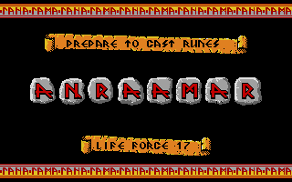 Rana Rama (Atari ST) screenshot: Reorder this to read 'Ranarama' for the boost.