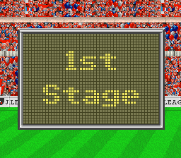Virtual Soccer (SNES) screenshot: J.League! 1st Stage.