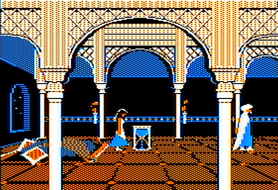 Prince of Persia (Apple II) screenshot: Intro (2)