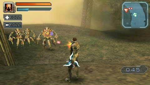 Bounty Hounds (PSP) screenshot: Gunfire
