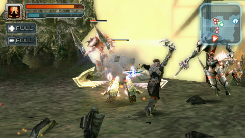 Bounty Hounds (PSP) screenshot: Melee combat