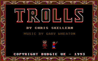 Trolls (Atari ST) screenshot: Title screen