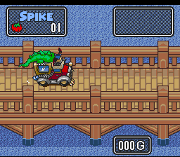 The Twisted Tales of Spike McFang (SNES) screenshot: How the game starts.