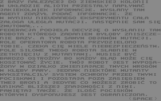 Alioth (Commodore 64) screenshot: Prologue