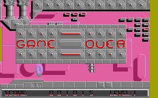 Jinks (Atari ST) screenshot: Game over