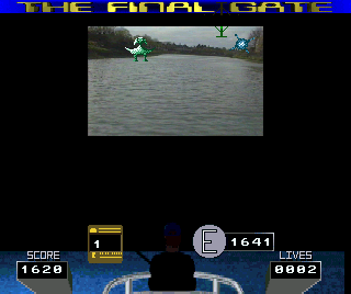 The Final Gate (Amiga CD32) screenshot: Some kind of evil duck