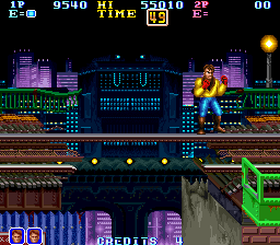 Gang Wars (Arcade) screenshot: Watch out