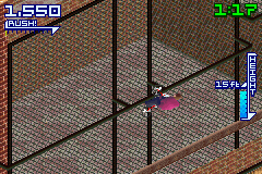 Dave Mirra Freestyle BMX 3 (Game Boy Advance) screenshot: A high jump
