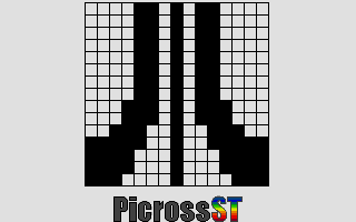 PicrossST (Atari ST) screenshot: Title screen