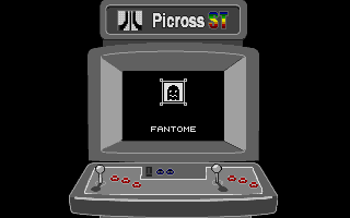 PicrossST (Atari ST) screenshot: Pacman ghost