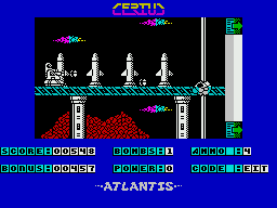 Cerius (ZX Spectrum) screenshot: The final boss