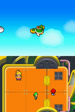 Mario & Luigi: Partners in Time (Nintendo DS) screenshot: Introducing the kids