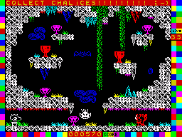 Mysterious Dimensions (ZX Spectrum) screenshot: Underground board 7