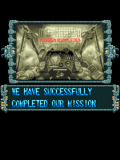 DonPachi (Arcade) screenshot: Mission complete!
