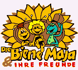 Maya the Bee & Her Friends (Game Boy Color) screenshot: German title screen.
