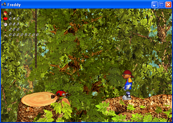 Freddy (Windows) screenshot: Ladybug