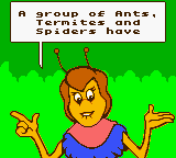Maya the Bee & Her Friends (Game Boy Color) screenshot: STORY. "...ganged together to try and get our HONEY."