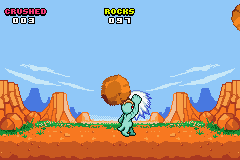 Machop at Work (Game Boy Advance) screenshot: Punch!