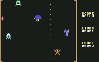Egbert (Commodore 64) screenshot: Carrying the egg