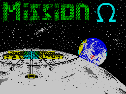 Mission Omega (ZX Spectrum) screenshot: Title screen