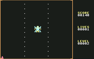 Egbert (Commodore 64) screenshot: Your egg hatched. Congragulations! It's a...thing!