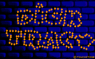 Dick Tracy (Amiga) screenshot: Title.