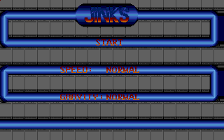 Jinks (Atari ST) screenshot: Main menu