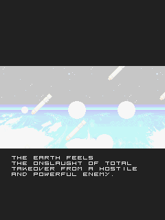 U.N. Defense Force: Earth Joker (Arcade) screenshot: Story