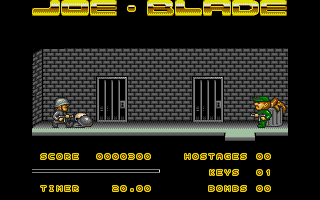 Joe Blade (Atari ST) screenshot: Enemy ahead