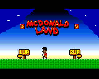 M.C. Kids (Amiga) screenshot: Choose one or two players.