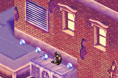 Catwoman (Game Boy Advance) screenshot: Collect these blue gems to increase your score.