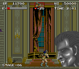 Haunted Castle (Arcade) screenshot: Dracula, second form