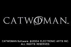 Catwoman (Game Boy Advance) screenshot: Title screen