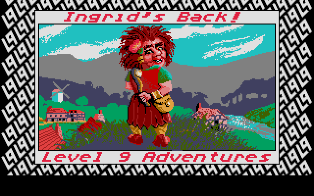 Ingrid's Back! (Atari ST) screenshot: Title screen