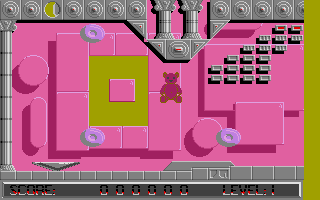 Jinks (Atari ST) screenshot: Starting level one