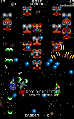 Pollux (Arcade) screenshot: Two player demo 3