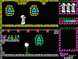 Spirits (MSX) screenshot: Game start