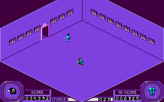Mission (Atari ST) screenshot: Who is here?...The goal of your mission...:-)