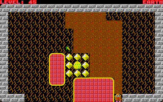 Rockfall 2: The Perils of Spud (Atari ST) screenshot: Creating a level