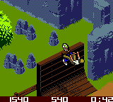 Dave Mirra Freestyle BMX (Game Boy Color) screenshot: Lift off