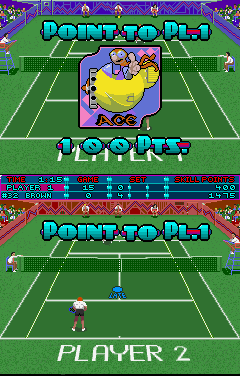Hot Shots Tennis (Arcade) screenshot: Ace