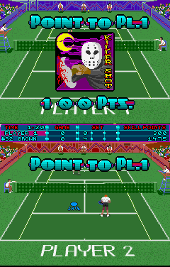 Hot Shots Tennis (Arcade) screenshot: Killer shot