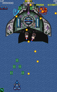 Pollux (Arcade) screenshot: Boss stage 2