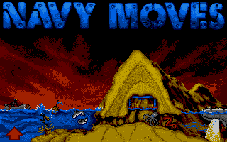 Navy Moves (Atari ST) screenshot: Map