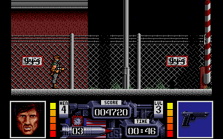 Navy Seals (Amiga) screenshot: Start of level 3