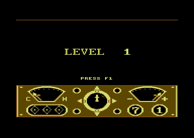 The Eidolon (Commodore 64) screenshot: Starting the game!